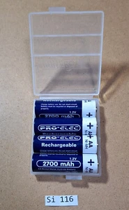 Powerex Rechargeable Pro-Elec Battery 1.2v AA NI-MH 2700 mah - Picture 1 of 3