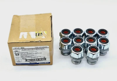 10 THOMAS & BETTS 2532 3/4" LiquidTight Strain Relief conector de cabo reto - Imagem 1 de 4