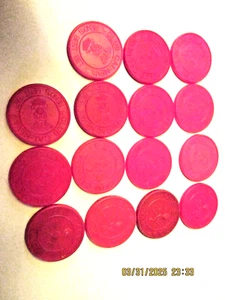 15 GETTONI VINTAGE 'ONE DRINK' CAL NEVA BEST BET CLUB RENO NV (11 TRENO 4 INDIANO - Foto 1 di 5