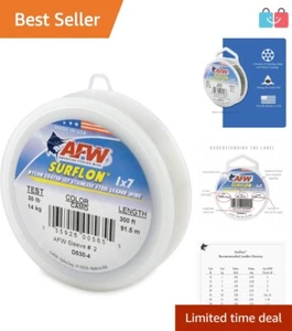 Corrosion-Resistant Nylon-Coated Fishing Wire - 30lb Test, 300ft Length in Camo - Picture 1 of 9
