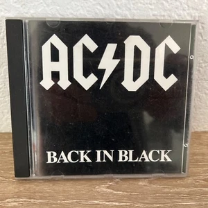 AC/DC - BACK IN BLACK (CD) 1980!!! RARE ATLANTIC 6018-2 050 735 see descrip. - Picture 1 of 4