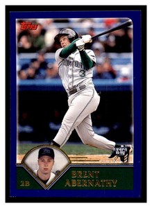 2003 Topps #186 BRENT ABERNATHY Tampa Bay Devil Rays ~F7U