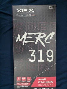 XFX Speedster MERC 319 AMD Radeon RX 6950 XT BLACK Gaming 16GB GDDR6 - Bild 1 von 7