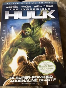 The Incredible Hulk (DVD, 2008, 3-Disc Set, Special Edition) with SlipCover - Imagen 1 de 2