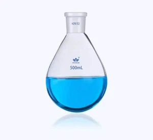 Eggplant Shape Flask 5ml-3000ml Transparent lab Supply 14# 19# 24# Joints - Picture 1 of 8