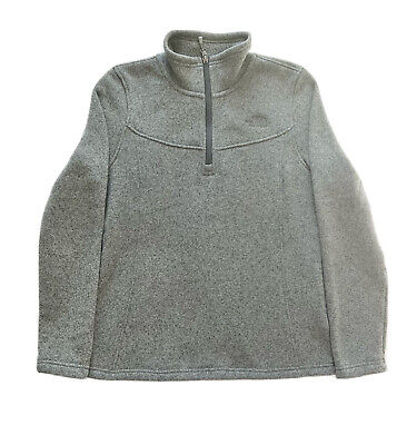 The North Face Gray 1/4 Zip Pull Over Fleece  Size L Women’s • 25€