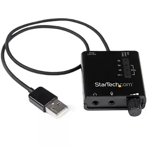 StarTech.com USB Sound Card w/ SPDIF Digital Audio & Stereo Mic – External - Picture 1 of 4