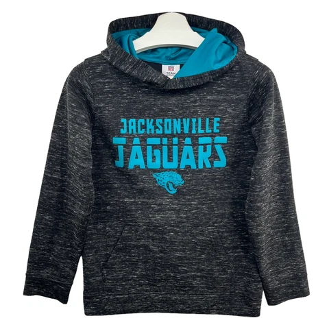 NFL Team Apparel Hoodie Youth Large Jacksonville Jaguars Big Logo Spellout Cover