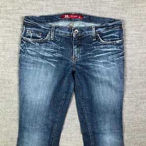 X2 Denim Laboratory Jeans Womens 29 Blue Slim Bootcut Low Rise USA Made - Picture 1 of 11