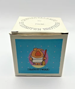 VINTAGE Kersten Brothers Coffee Mug Japan 1983 CRITTER TALE MUG PIG With Box - Picture 1 of 9