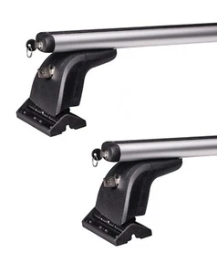 Complete Roof Rack Bars B-T Aero 130cm For Kia Carnival/Sedona MPV 1998-14 - Picture 1 of 5