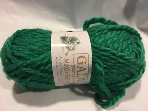 GALA GREEN designer KNITTING CROCHET YARN FIBER ARTS TASSEL CRAFTS 50G - Picture 1 of 3