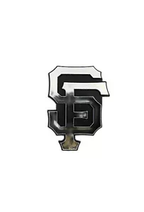 MLB San Francisco Giants 3D Chrom Kunststoff Auto LKW Emblem Aufkleber Aufkleber - Bild 1 von 4