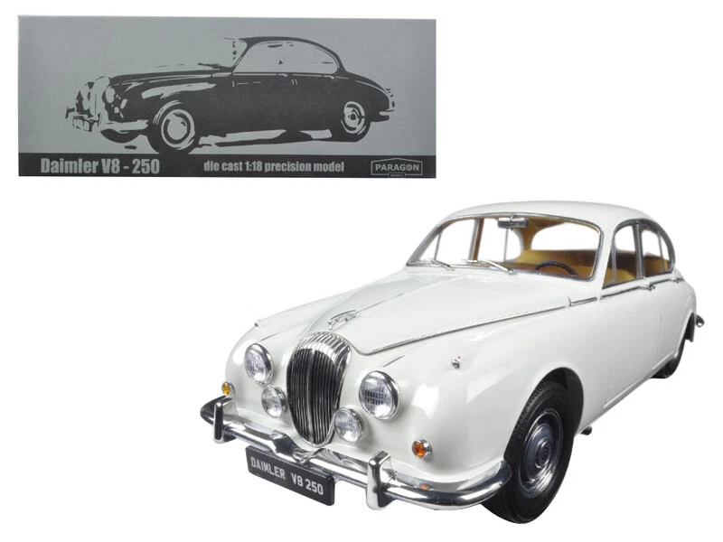 1967 Daimler V8-250 English White Left Hand Drive 1/18 Diecast Model Para carz - Image 1 of 1