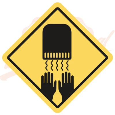 BEST OF STICKERS Aufkleber Handtrockner Hygienevorschriften Wetterfest UV-Beständig