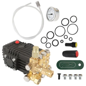 3600 PSI 4.9 GPM Pressure Power Washer Pump 24 mm Solid Shaft Belt Drive - Picture 1 of 24