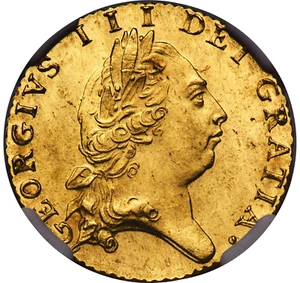 1793 Britain George III Gold Half Guinea NGC MS-63 Tied for Top Pop - Picture 1 of 8