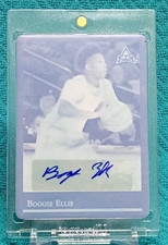 2021-22 Leaf Memories Boogie Ellis Printing Plate Autograph Cyan 1/1 USC Trojans