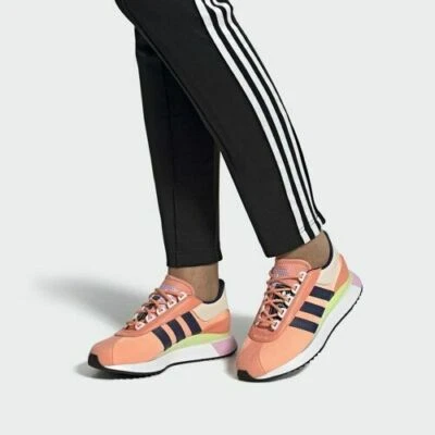 Adidas SL Andridge Mujer Talla 7.5 Moda Zapatos Tiza Coral/Índigo/Amarillo EF5549 Foto 1 de 4