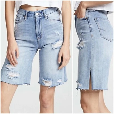 Habitual 高腰仿旧浅洗短裤 25 码 — 第 1/4 张图片