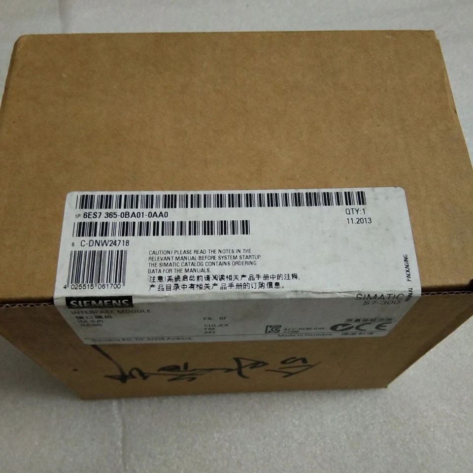 SIEMENS 6ES7365-0BA01-0AA0 ERWEITERUNGSMODUL ID6980