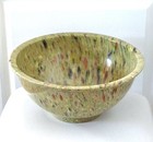 Vintage Texas Ware # 118  Green Multi Confetti Melamine Mixing Bowl