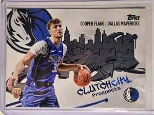Bolso de mano de baloncesto Cooper Flagg RC 2025-26 Topps City Prospects Mavericks #CC-1 - Imagen 1 de 10