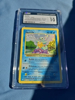 Squirtle 1/34 Holo Gem MINT 10 - Image 1 of 3