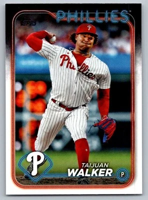 2024 Topps Taijuan Walker Philadelphia Phillies #643 - Image 1 of 2