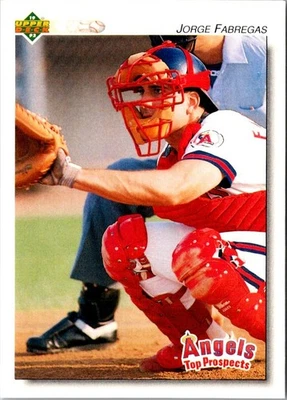 1992 Upper Deck Minors Jorge Fabregas #329 Palm Springs Angels Baseball Card - Image 1 of 2