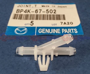 GENUINE Mazda Mazda 3 BK Windscreen Washer Hose Connector Y-Joint BP4K67502 - Picture 1 of 1