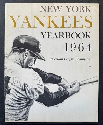 Vintage 1964 New York Yankees Yearbook Baseball MLB Mickey Mantle HOF - Image 1 of 4