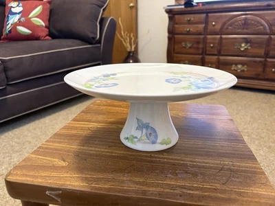 Prato de bolo de porcelana coleção Toscana “Westbury” - Imagem 1 de 4