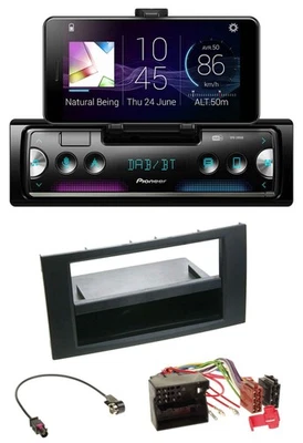 Pioneer USB MP3 Bluetooth DAB Autoradio für Ford Fusion Transit Kuga 05-12 schwa - Bild 1 von 4