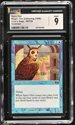 SPIRE OWL Urza's Saga C CGC 9 MTG [Nostalgium] - Image 1 of 2
