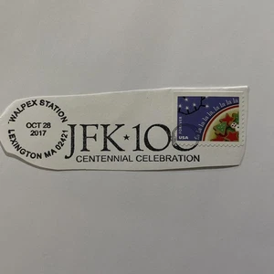 2017 JFK Centennial Celebration Pictorial Cancel Lexington MA - Picture 1 of 1
