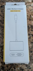 Cavo Adattatore Convertitore Tipo AC Hdmi, Vga, Usb 3.1 - Foto 1 di 3