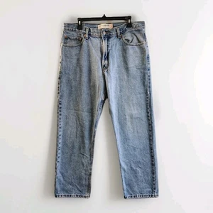 Vintage Levis 505 Men's Size 36x30 Blue Regular Fit Tapered Leg Y2K 2000s - Picture 1 of 10