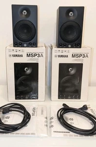 Pair (2) of Yamaha MSP3A Professional Powered Monitor Speakers - Picture 1 of 17