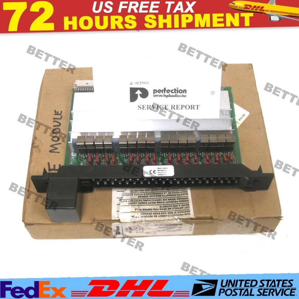 GE FANUC IC697MDL340F 16 POINT OUTPUT MODULE REFURBISHED - Image 1 of 4