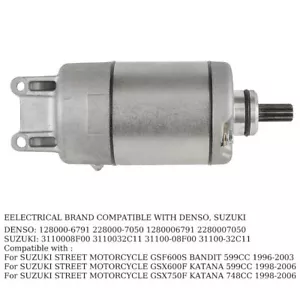 Motor De Arranque Para Suzuki GSX600 GSX750 Katana 1998-2006 31100-08F00-000 - Imagen 1 de 6