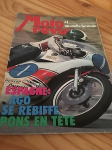 MOTO REVUE 2217 1975 Kreidler Florett Montesa cota 172 GP Espagne poster Pons - Imagen 1 de 10