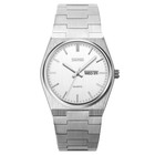 SKMEI Men Business Watches Silver Steel Weekday Wristwatch Male Calendar Watch