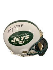 Wayne Chrebet Signed New York Jets (Authentic) Full Size Helmet JSA