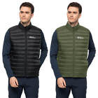 Jack Wolfskin Mens Pack And Go Down Sleeveless Packable Gilet 30% OFF RRP