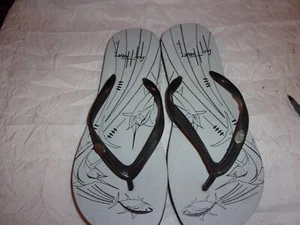 Guy Harvey Flip Flops Push Slides Sandalen Schuhe Größe Damen 9 - Bild 1 von 3