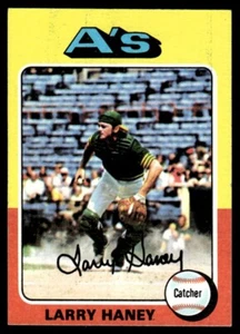 Topps Mini Larry Haney Oakland 1975 atletismo #626 - Imagen 1 de 2