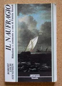 LIBRO Romanzo IL NAUFRAGIO Robert L. Stevenson 1987 Lucarini Scuola tascabile - Picture 1 of 1