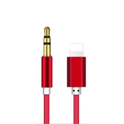 iPhone to 3.5 Aux Audio Cable Headphone Jack Adapter For iPhone 14 13 12 11 XS X - Image 1 of 4