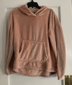 C9 Champion Hoodie Velour Fleece Med Peach Pocket Soft - Picture 1 of 8
